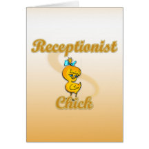 Receptionist Chick Cards