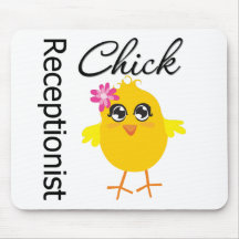 Receptionist Chick Mouse Pad