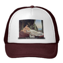 Reclining Odalisque By Hayez Francesco Trucker Hat