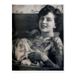 Reclining Tattooed Lady Post Cards