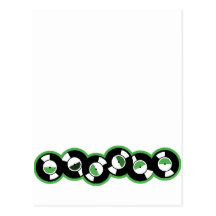 Record Row Green Post Cards