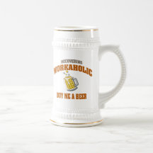 Recovering Workaholic Buy Me A Beer Mug