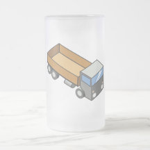 Rectangular truck coffee mug