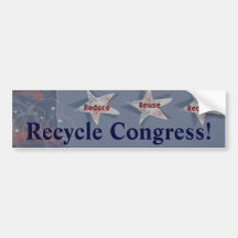 Recycle Congress! Bumper Stickers