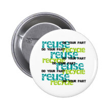 Recycle Do Your Part Pinback Button