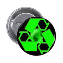 Recycle Earth 2- Save the Earth- Go Green buttons