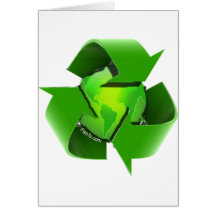 Recycle Earth-Go Green-Save the Earth Cards