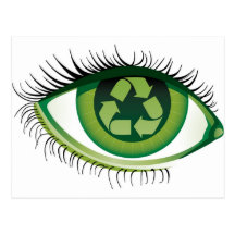 Recycle Eye Post Card
