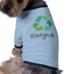 Recycle! Green designs for Ecology! pet clothing