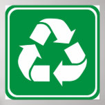 Recycle Highway Sign Print