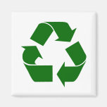 recycle refrigerator magnet