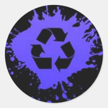 Recycle Round Sticker