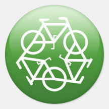 RECYCLE ROUND STICKER
