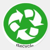 Recycle Round Sticker