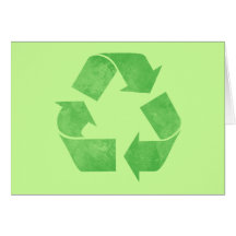 Recycle Sign Greeting Cards