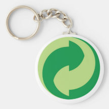 recycle sign key chain