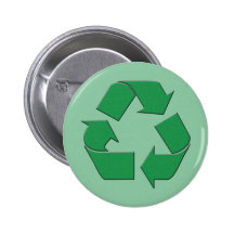 RECYCLE SYMBOL BUTTON