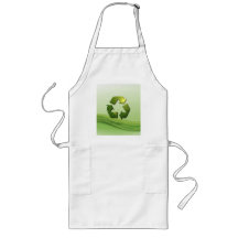 Recycle Symbol Long Apron
