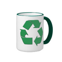 RECYCLE SYMBOL MUGS