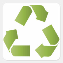 RECYCLE SYMBOL STICKER