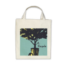 Recycle Tree Organic Tote bag