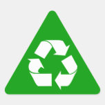 recycle : warning sticker