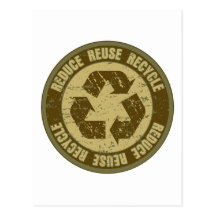 Recycled Grunge Post Cards