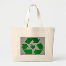 Recycled Handprint Canvas Bag