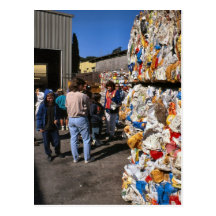Recycling depot postcard