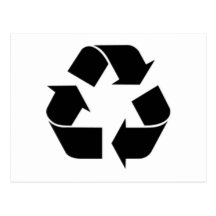 Recycling Symbol Postcards