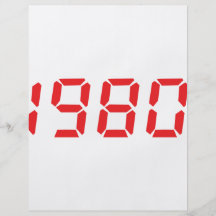 red 1980 icon flyer