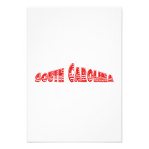 Red American Flag South Carolina Announcement