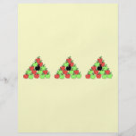 Red and Green Apples. Pool Balls, Triangle. Custom Flyer