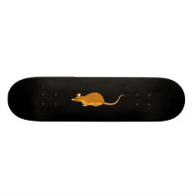 Red and Tan Pet Mouse. Skateboard Decks