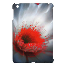 Red and White Flower iPad Mini Covers