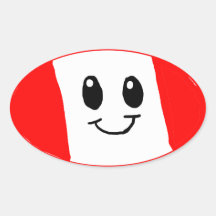 Red and White Pill Smiley Sticker