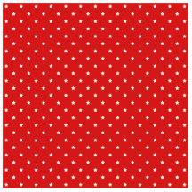 Red and white stars pattern. acrylic cut out