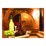Red and White Wine in the Cellar Personalized Invite