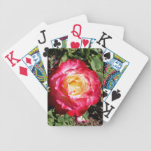 Red and Yellow Rose Bicycle® Playing Cards