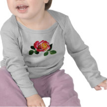 Red and Yellow Rose Infants Tshirt