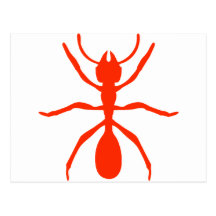 red ant postcards