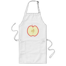 Red Apple Half. Aprons