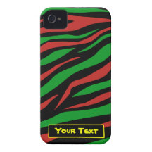 Red Black Green - A Tribe Called Quest Theme Case-Mate iPhone 4 Cases