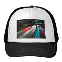 Red Blue Green And Purple Freeway Mesh Hat