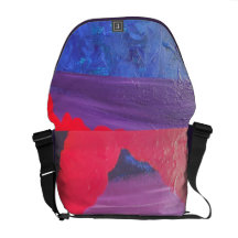 red blue purple cotton messanger bag messenger bags