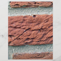 Red Brick Texture Personalized Flyer