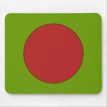 Red bubble mousepad