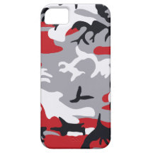 Red Camouflage Barely There™ iPhone 5 Case