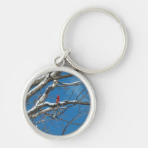 Red Cardinal Keychain