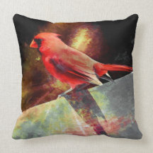 Red Cardinal Pillow